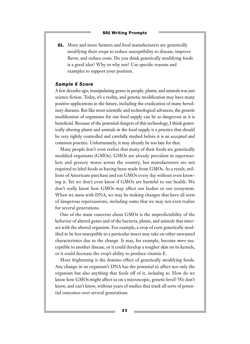 image for page 501 Writing Prompts