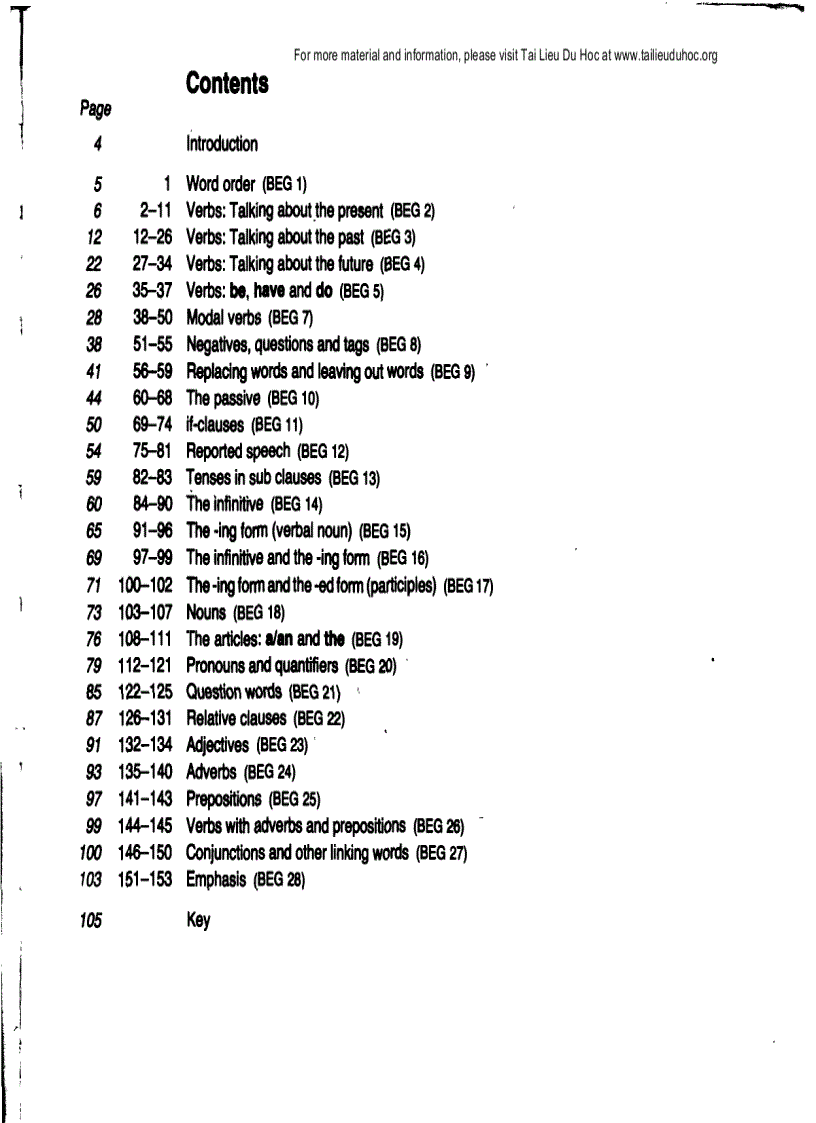 image for page A Basic English Grammar Exercises