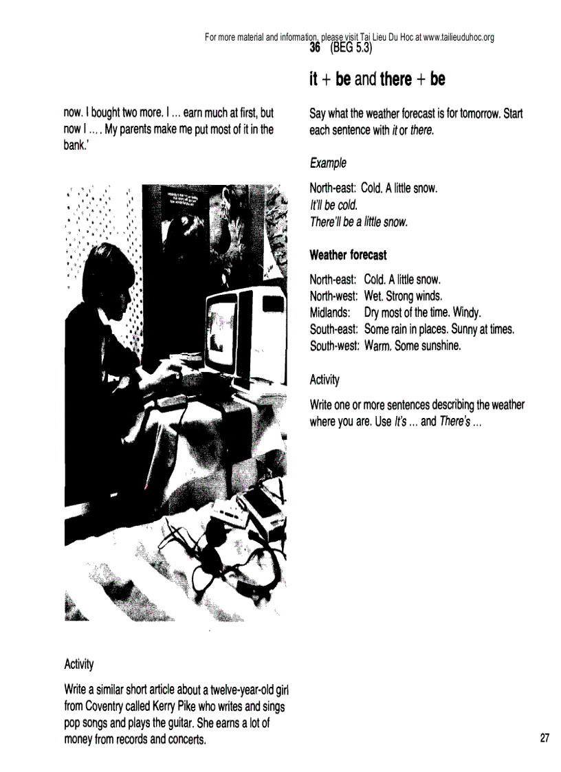 image for page A Basic English Grammar Exercises