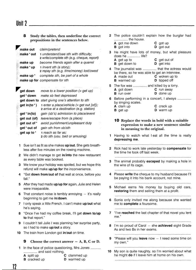 image for page A Good Turn of Phrase Advanced Practice in Phrasal Verbs and Prepositional Phrases
