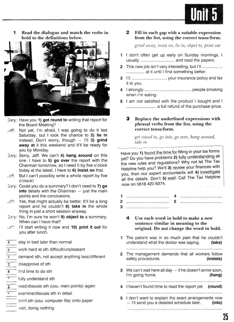 image for page A Good Turn of Phrase Advanced Practice in Phrasal Verbs and Prepositional Phrases