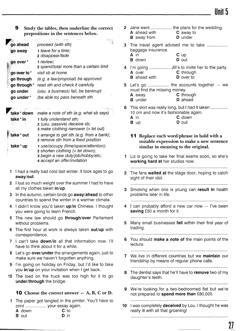 image for page A Good Turn of Phrase Advanced Practice in Phrasal Verbs and Prepositional Phrases