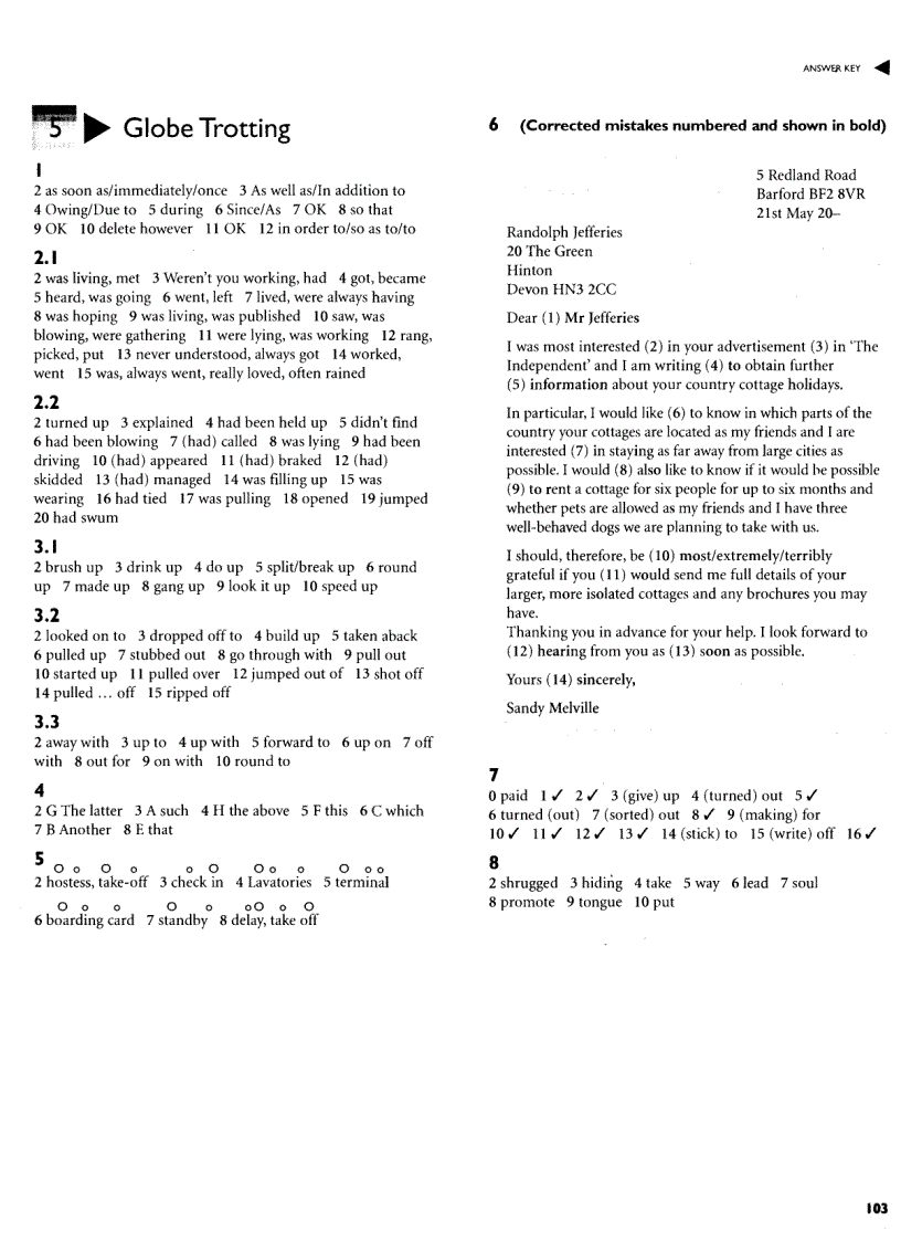 image for page Advanced English C A E Grammar Practice 2