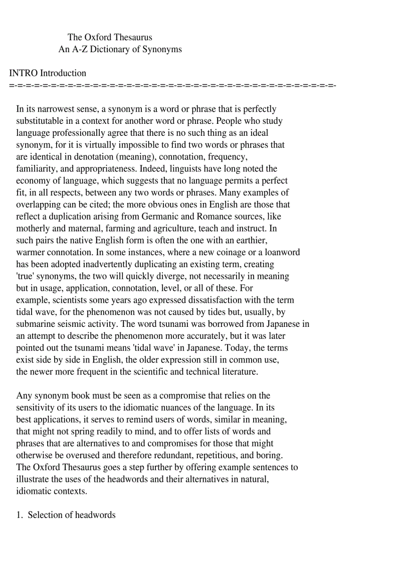 image for page An A Z Dictionary Of Synonyms