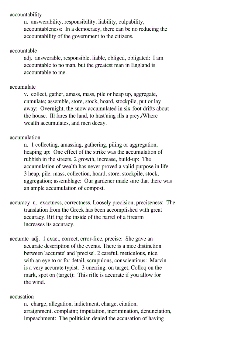 image for page An A Z Dictionary Of Synonyms