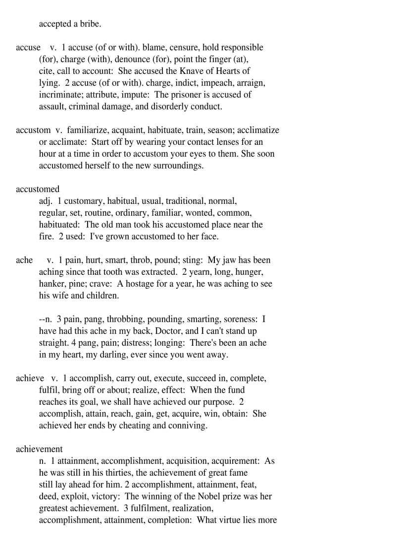 image for page An A Z Dictionary Of Synonyms