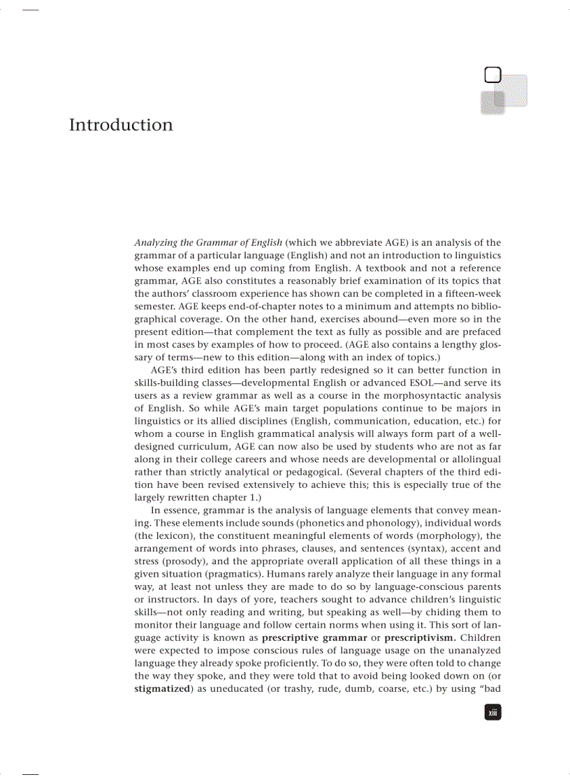 image for page Analyzing the Grammar of English 3rd edition
