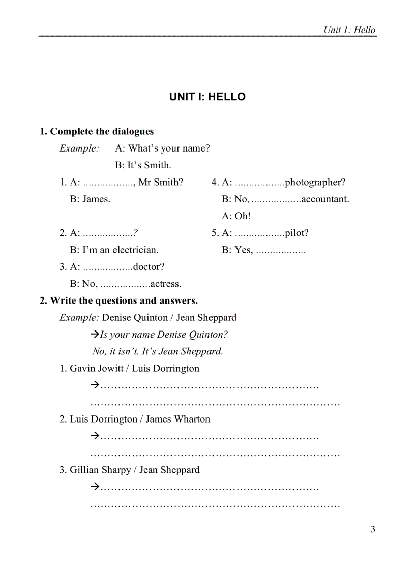 image for page Bài tập tiếng anh A1