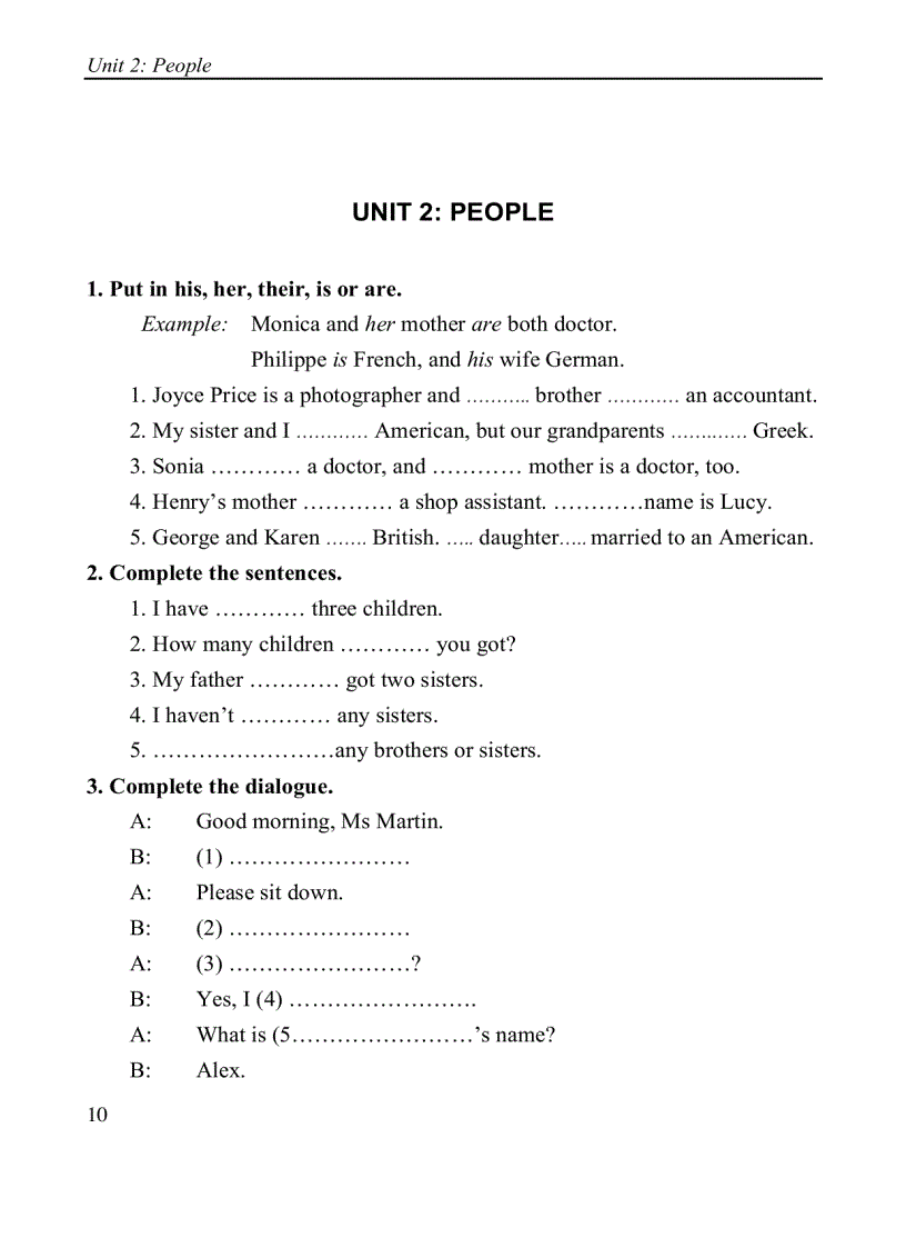 image for page Bài tập tiếng anh A1