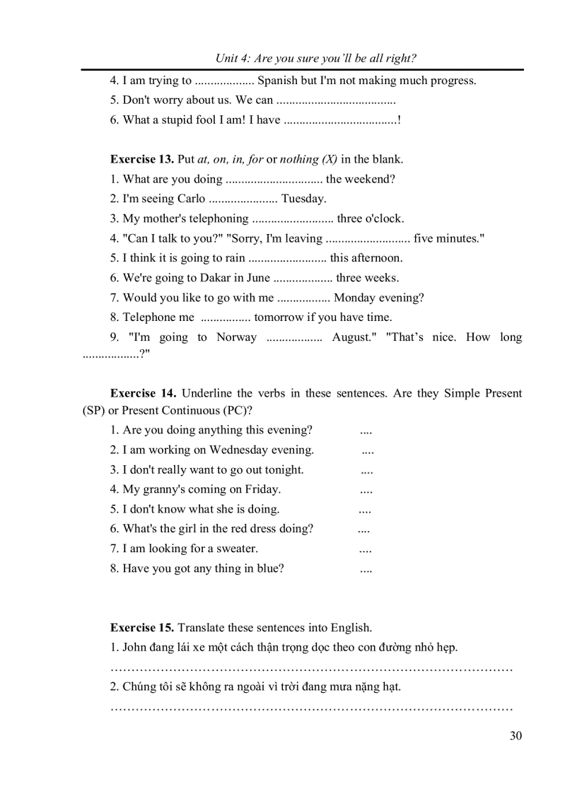 image for page Bài tập tiếng anh A2