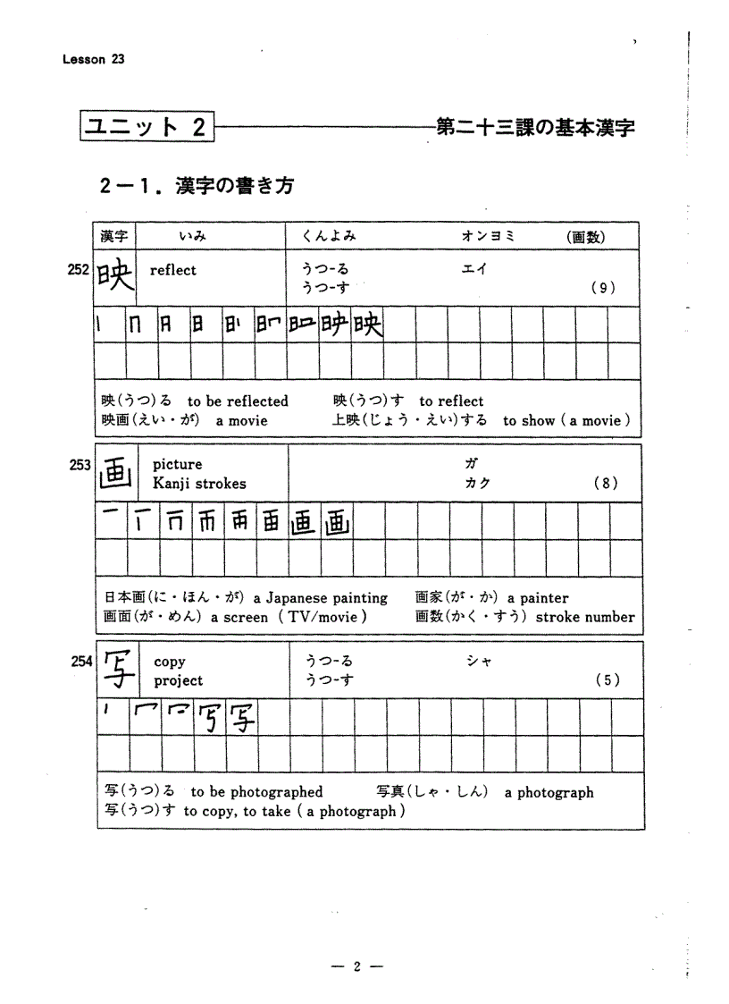 Basic Kanji Book Vol 2