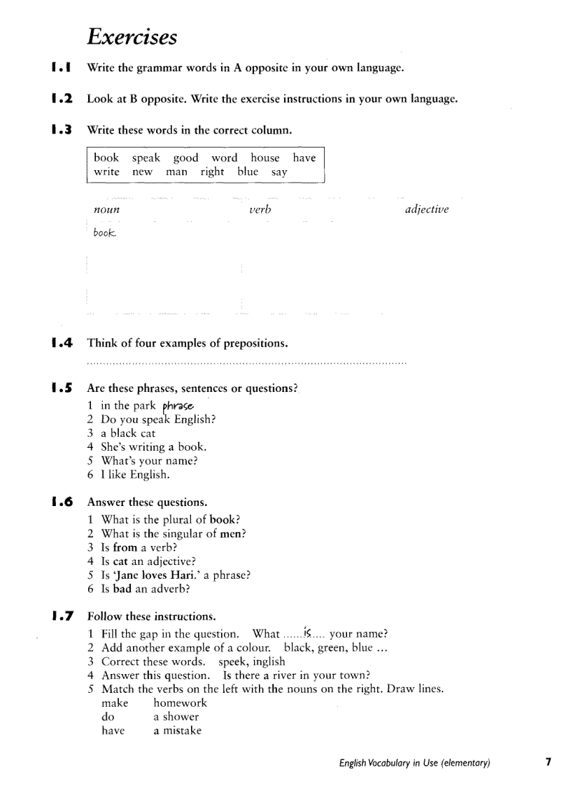 image for page Cambridge English Vocabulary in Use Elementary