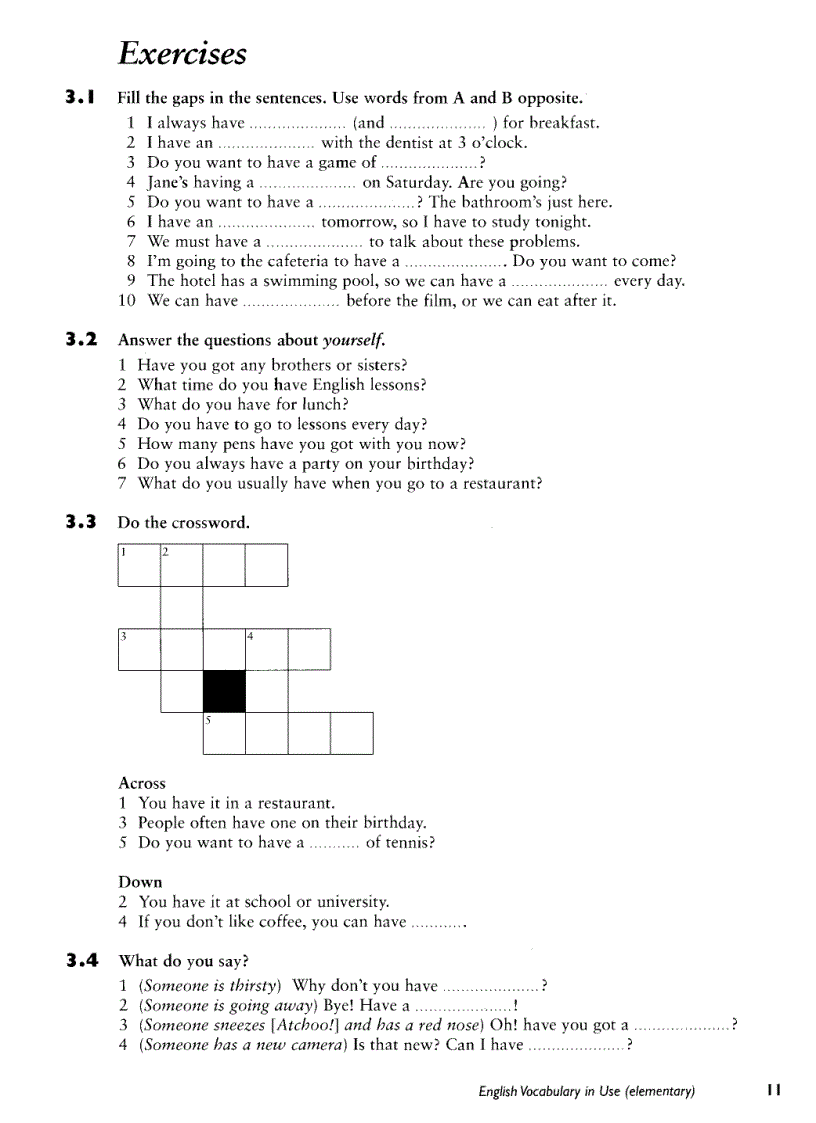 image for page Cambridge English Vocabulary in Use Elementary