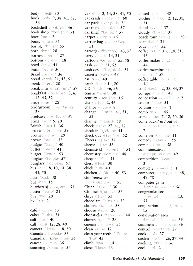 image for page Cambridge English Vocabulary in Use Elementary