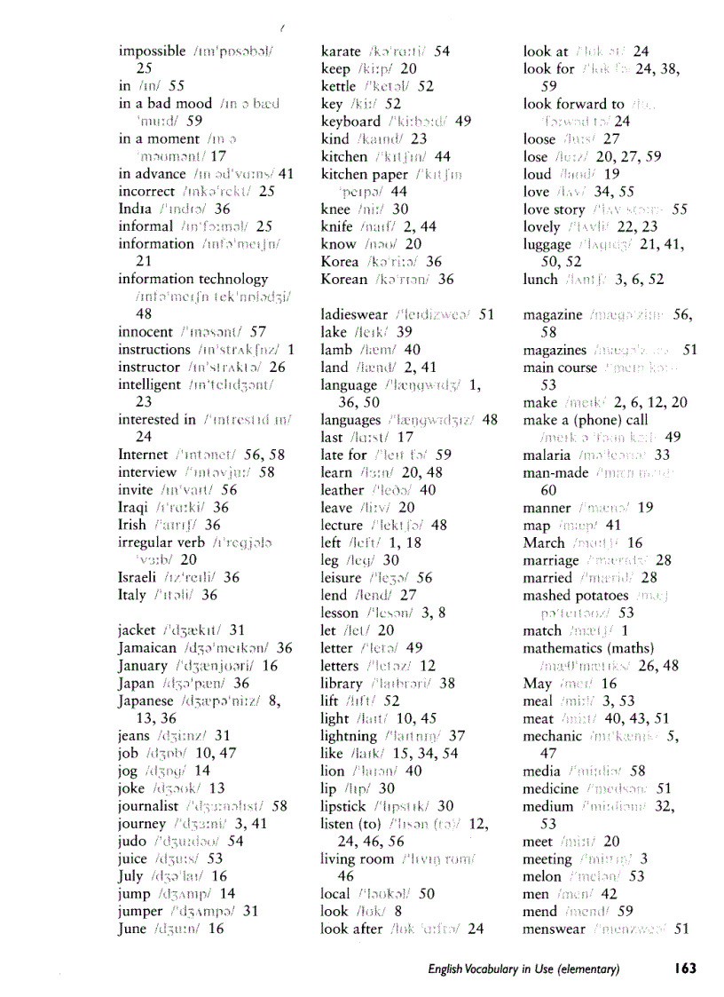 image for page Cambridge English Vocabulary in Use Elementary