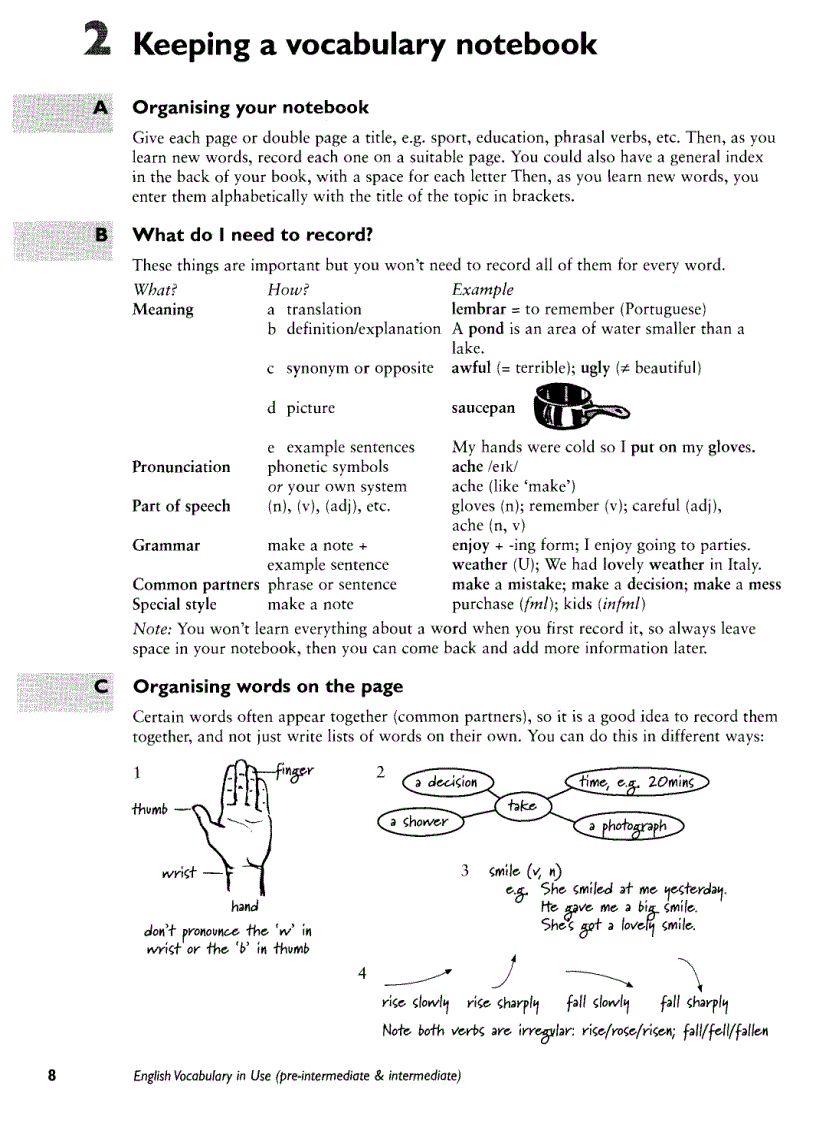 image for page Cambridge English Vocabulary in Use Pre intermediate Intermediate