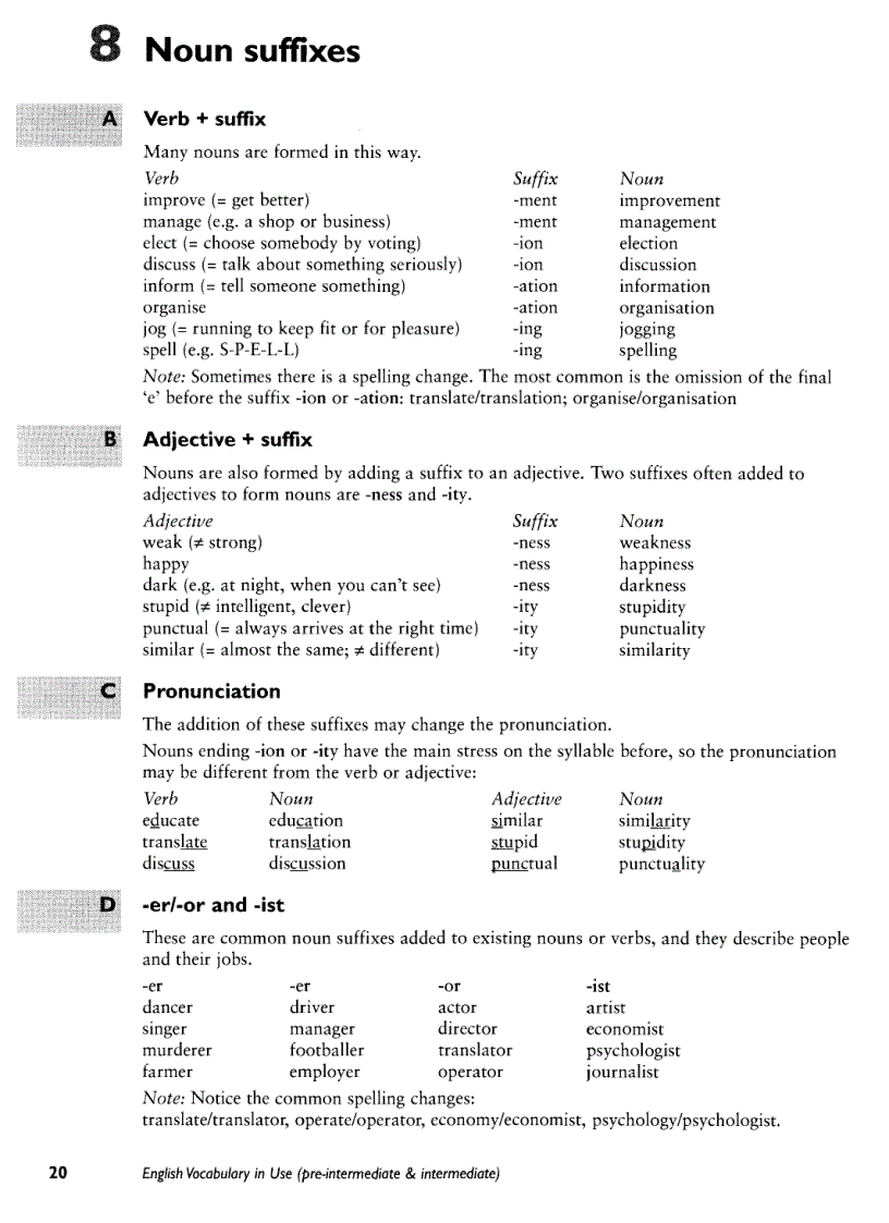 image for page Cambridge English Vocabulary in Use Pre intermediate Intermediate