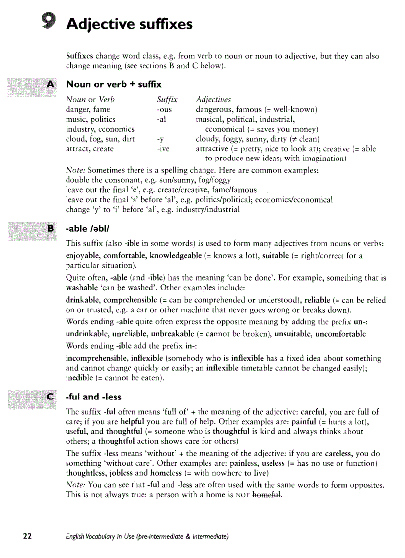 image for page Cambridge English Vocabulary in Use Pre intermediate Intermediate