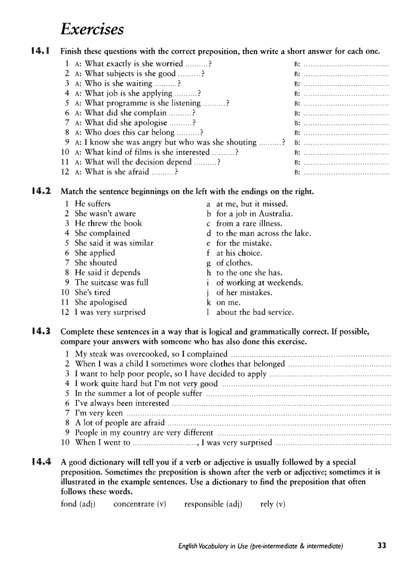 image for page Cambridge English Vocabulary in Use Pre intermediate Intermediate