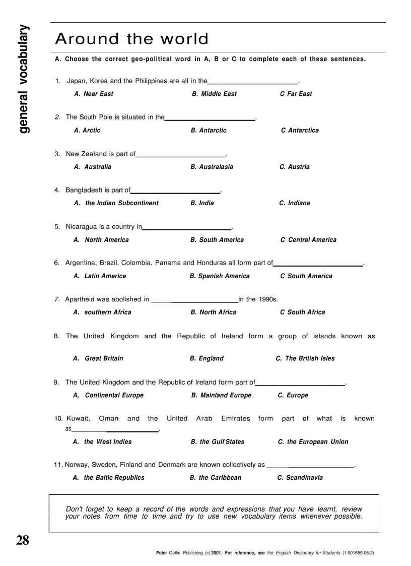 image for page Check your Vocabulary for IELTS