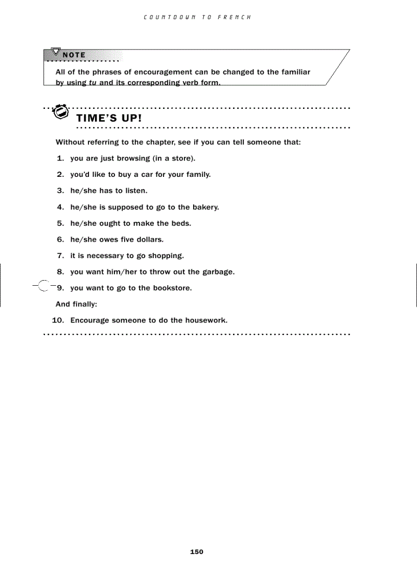 image for page Countdown to French Learn to Communicate in 24 Hours