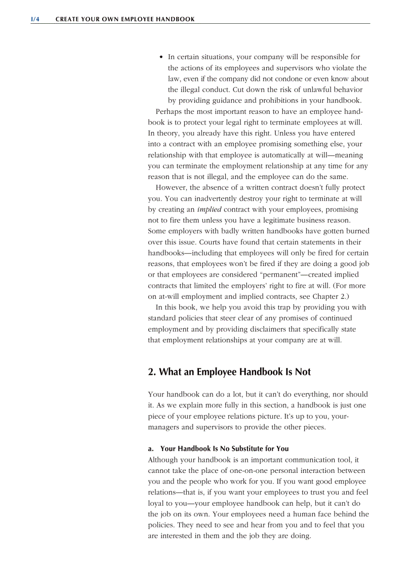 image for page Create Your Own Employee Handbook A Legal and Practical Guide