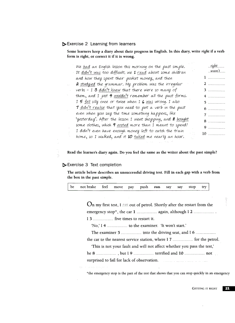 image for page Developing Grammar in Context Intermediate with Answers Grammar Reference and Practice