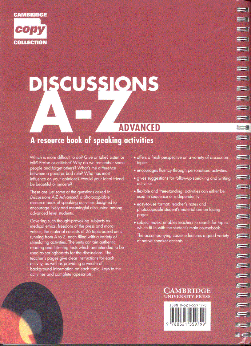 image for page Discussions A Z Advancedt