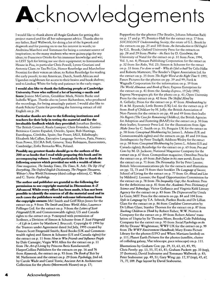 image for page Discussions A Z Advancedt