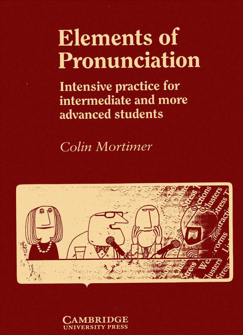 image for page Elements of Pronunciation Intensive Practice for Intermediate and More Advanced Students