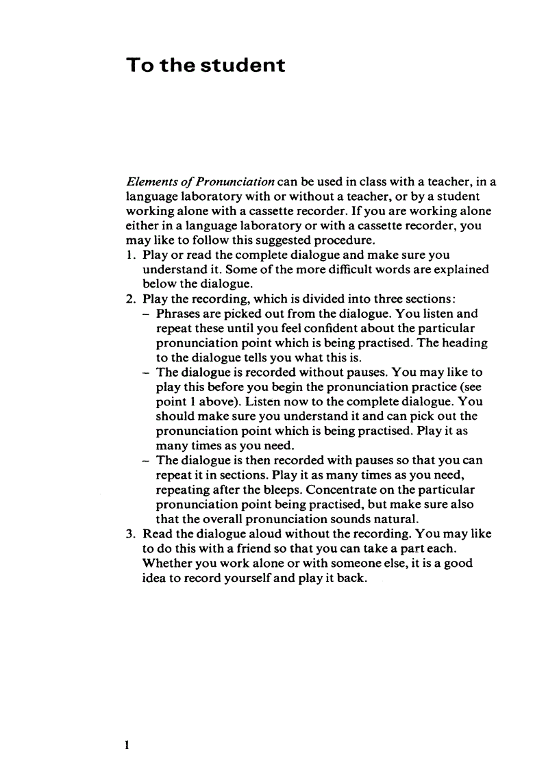 image for page Elements of Pronunciation Intensive Practice for Intermediate and More Advanced Students