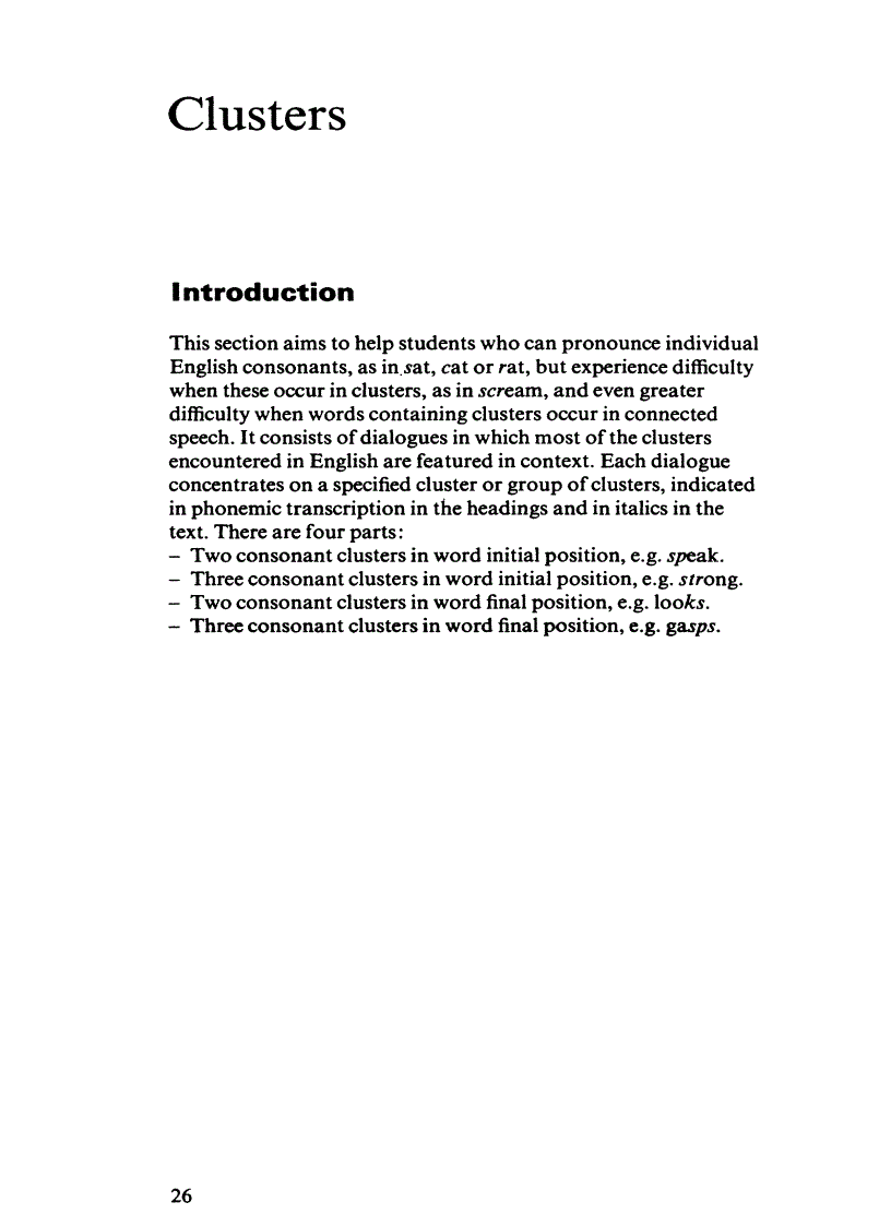 image for page Elements of Pronunciation Intensive Practice for Intermediate and More Advanced Students