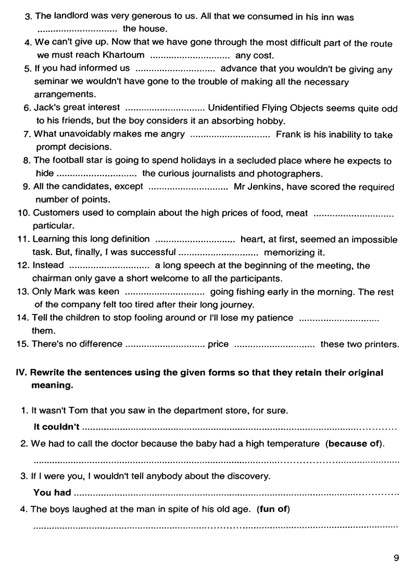 image for page English Advanced Vocabulary and Structure Practice