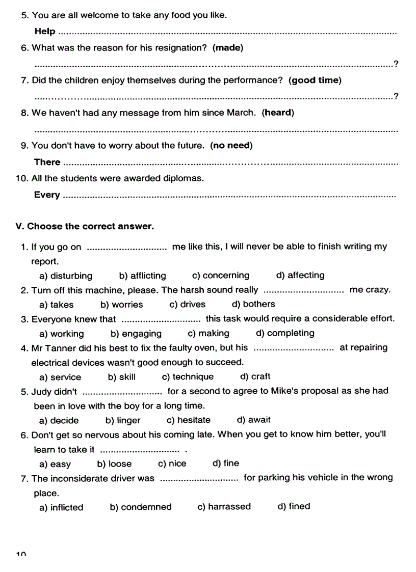 image for page English Advanced Vocabulary and Structure Practice