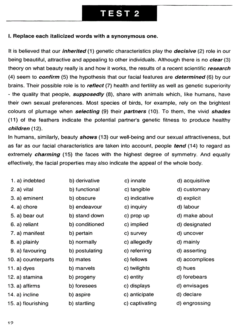 image for page English Advanced Vocabulary and Structure Practice