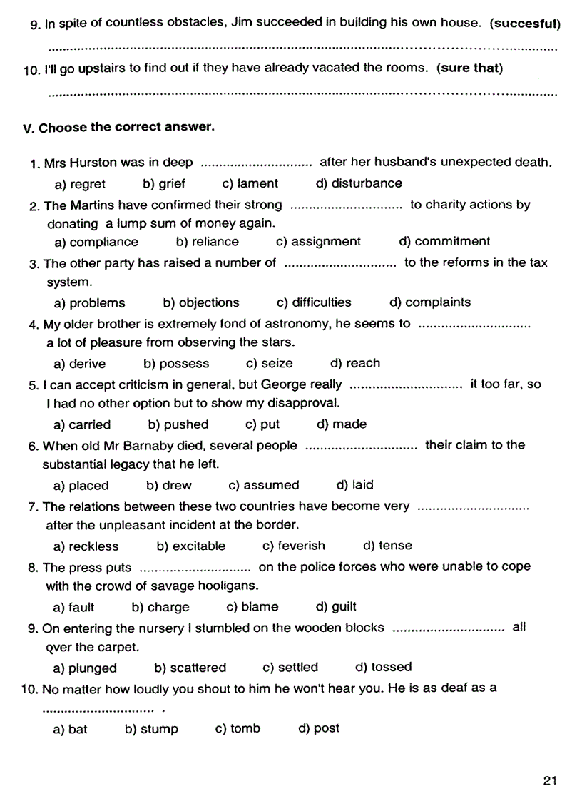 image for page English Advanced Vocabulary and Structure Practice