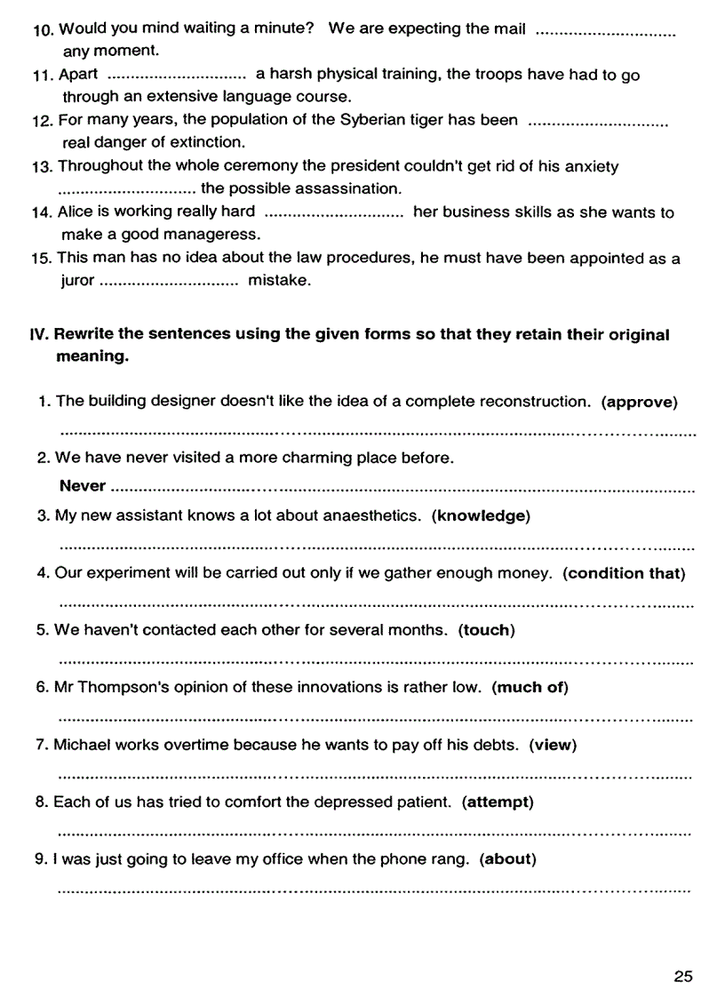 image for page English Advanced Vocabulary and Structure Practice