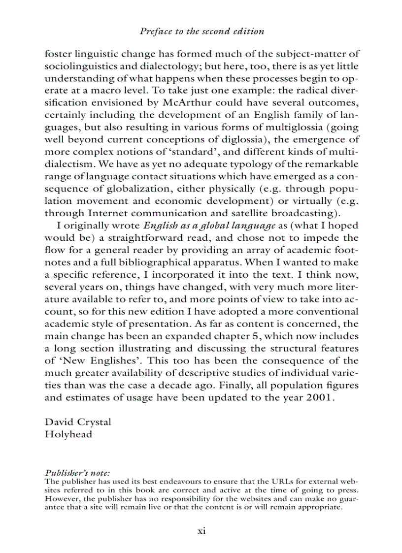 image for page English as a Global Language