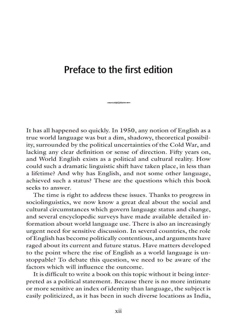 image for page English as a Global Language