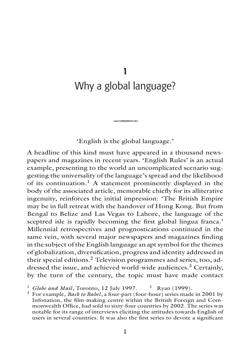 image for page English as a Global Language