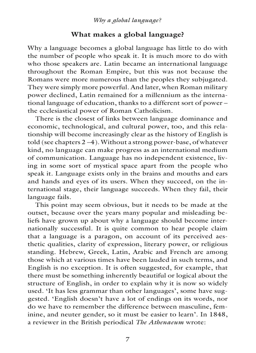 image for page English as a Global Language