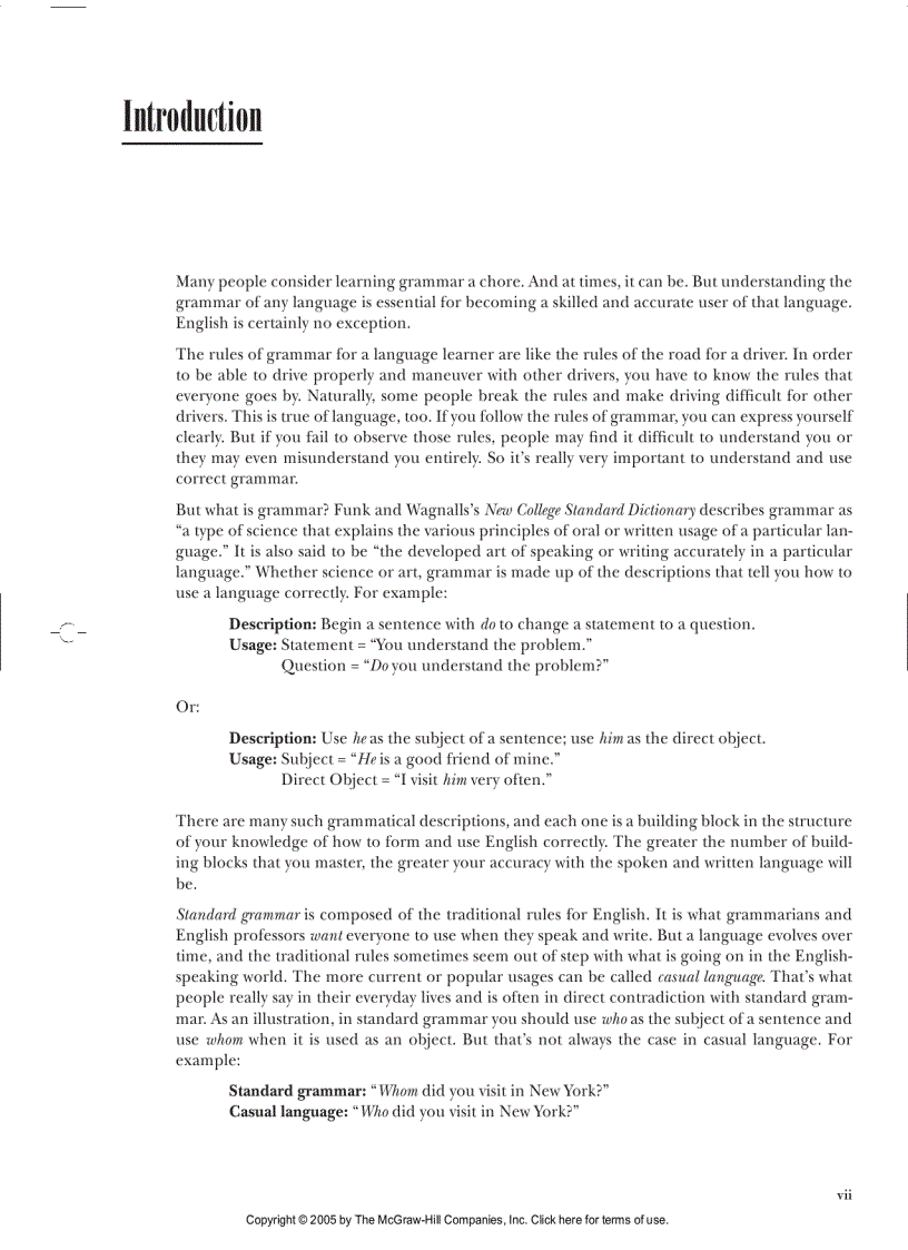 image for page English Grammar For ESL Learners