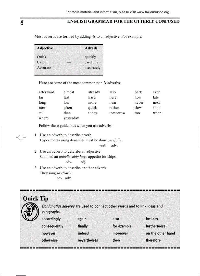 image for page English Grammar For The Utterly Confused