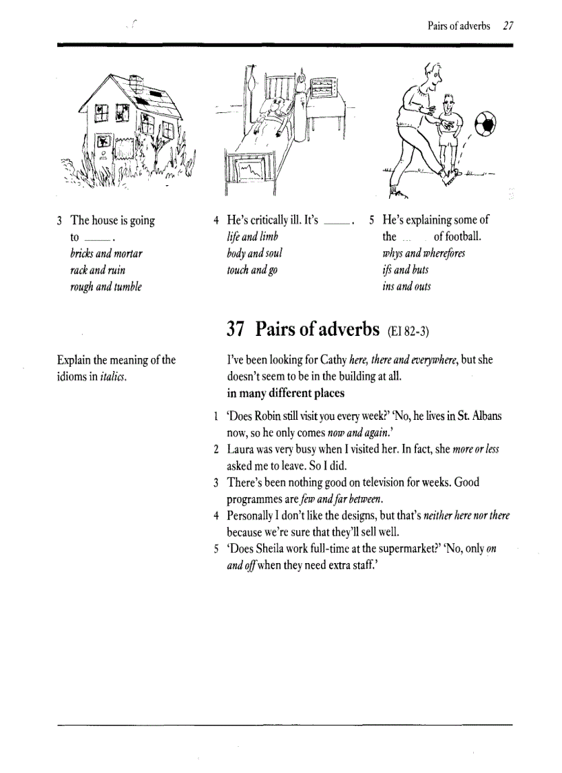 image for page English Idioms Exercises on Idioms