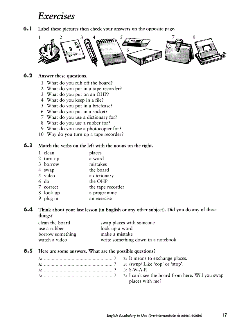 image for page English Vocabulary in Use Pre Intermediate