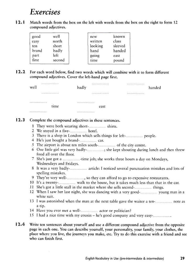 image for page English Vocabulary in Use Pre Intermediate