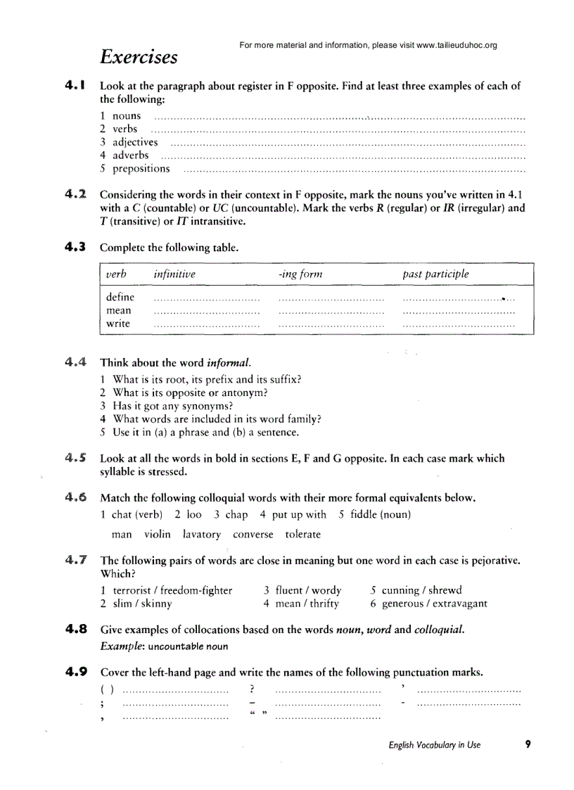 image for page English vocabulary in use upper intermediate and advnaced