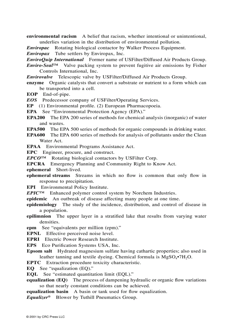 image for page Environmental Engineering Dictionary and Directory