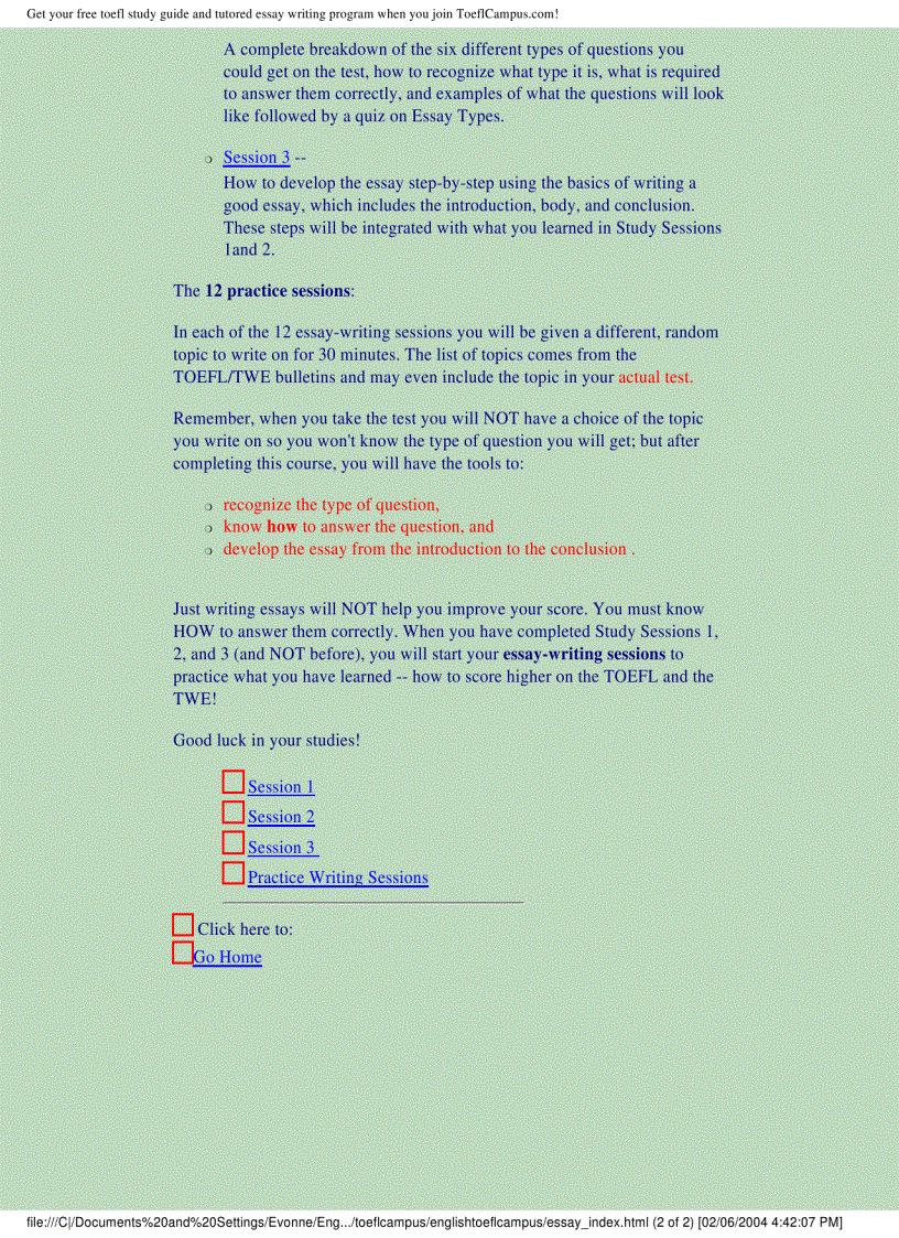 image for page Essay writing program