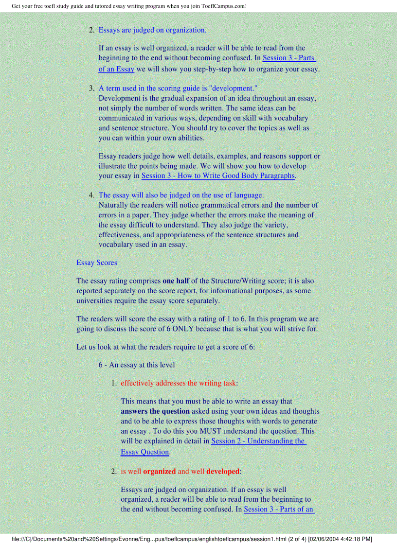 image for page Essay writing program